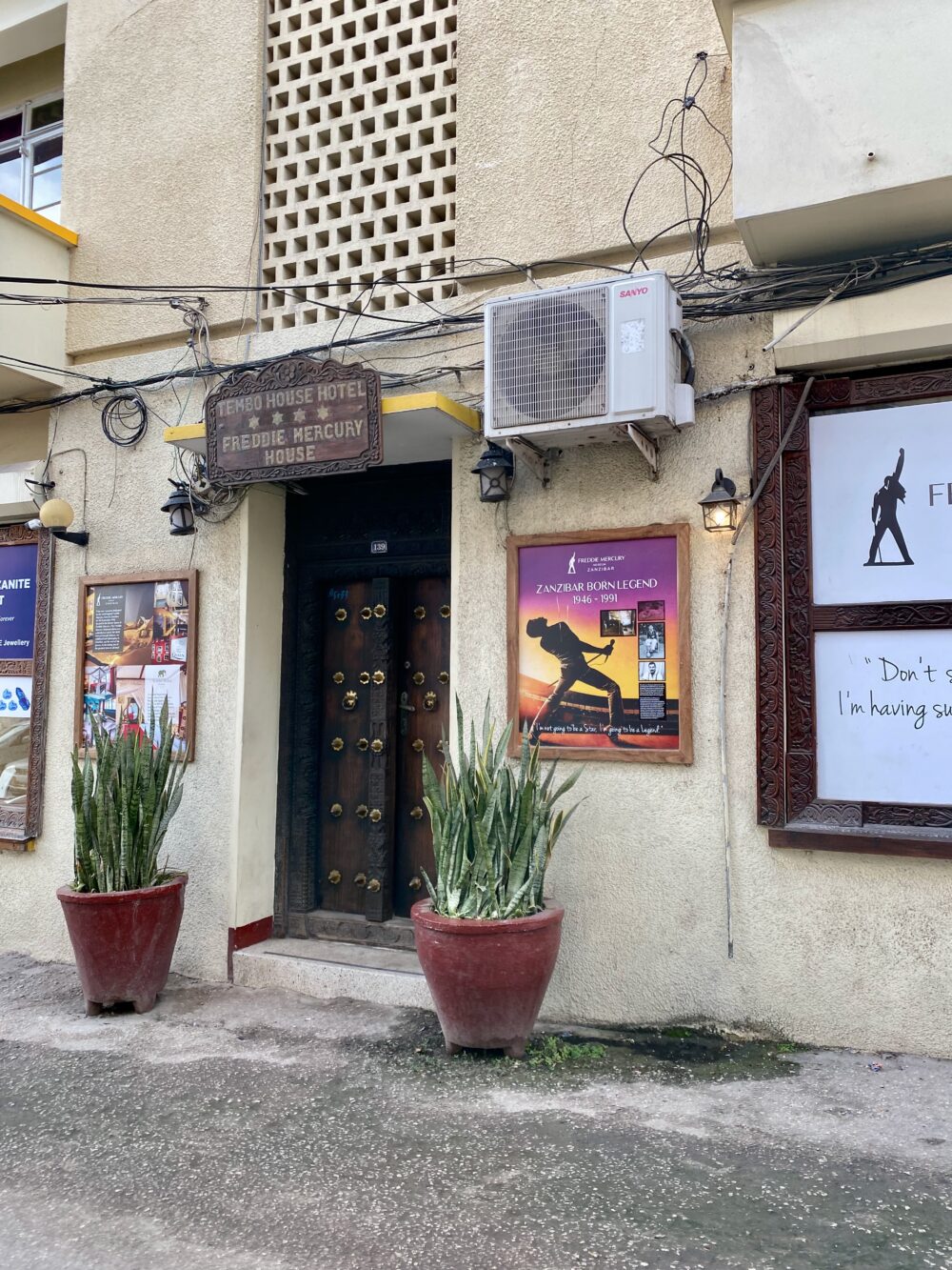 The Freddie Mercury museum in Zanzibar