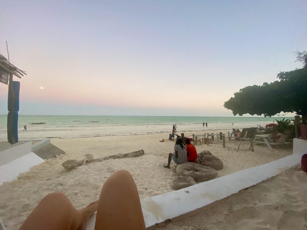 sunset in Stone Town