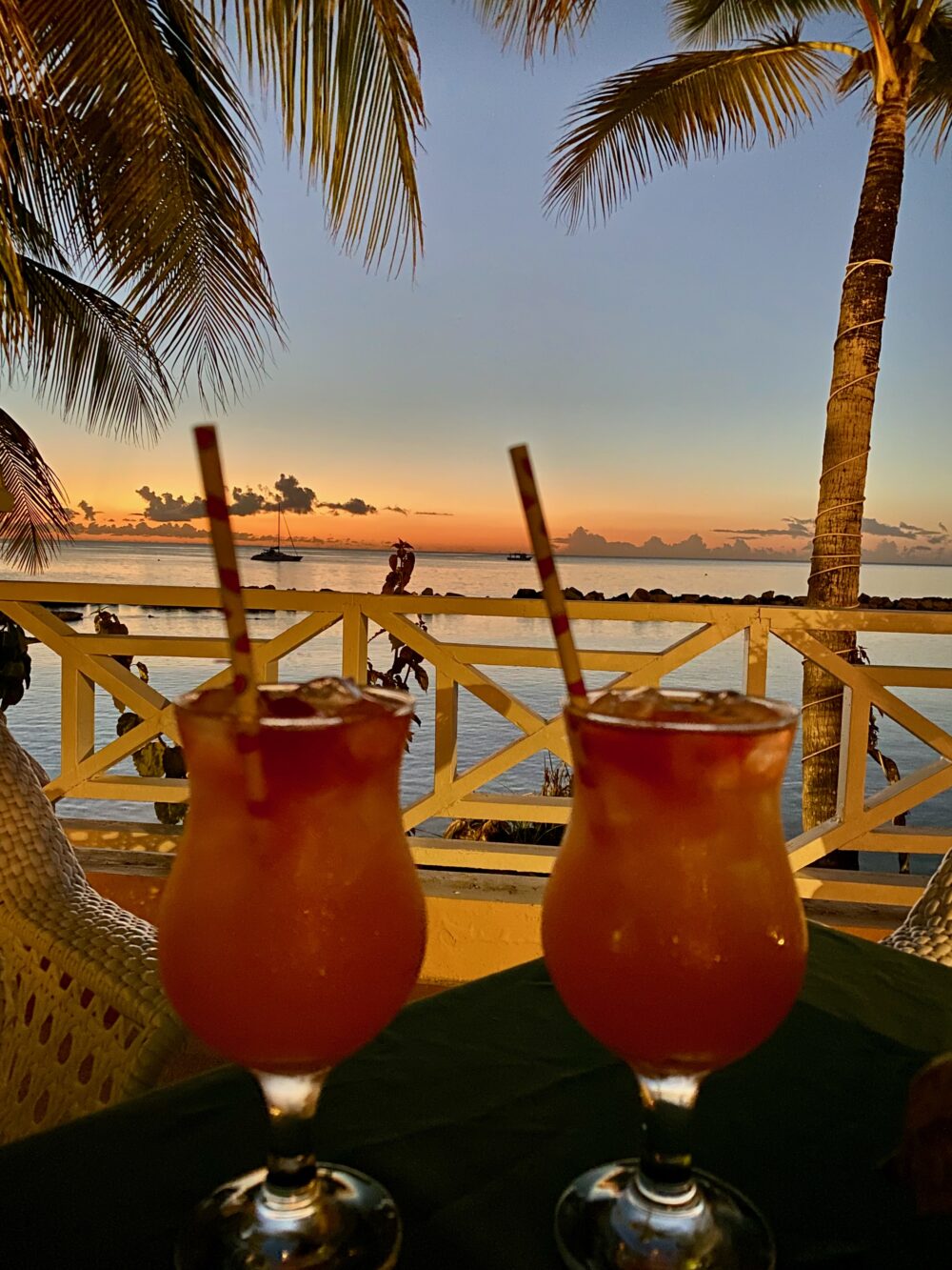 Cocktails in Tobago