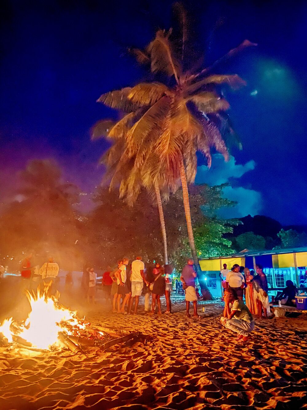 Castara Bonfire in Tobago