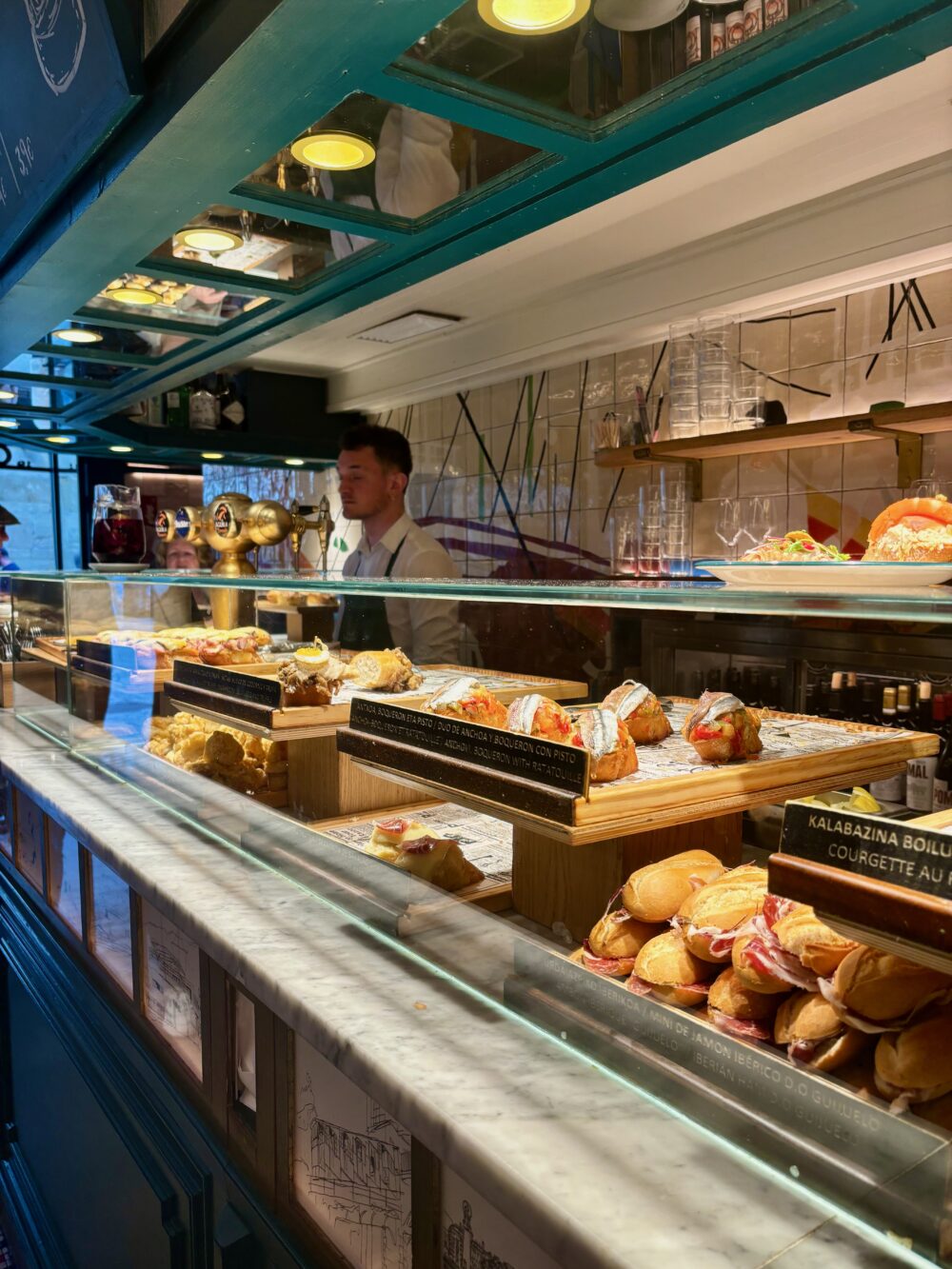 Enjoying pintxos in San Sebastián