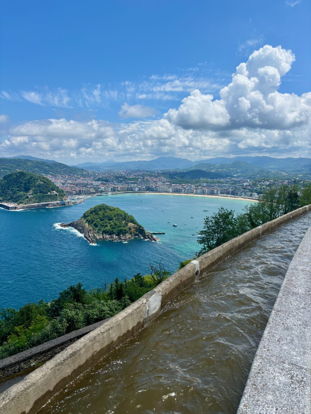 San Sebastián from above