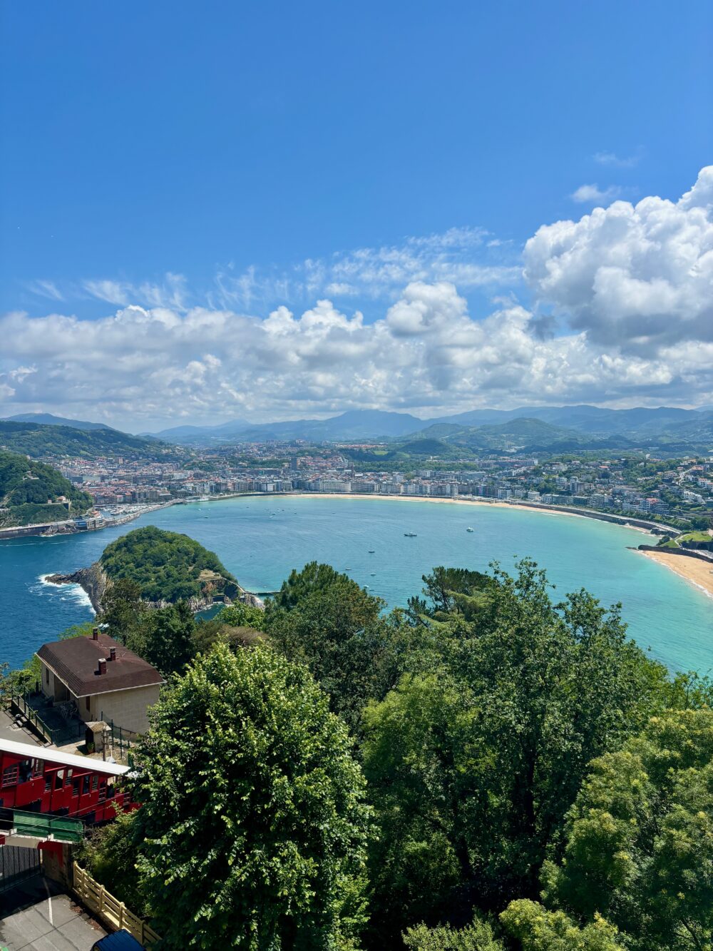 San Sebastián from above