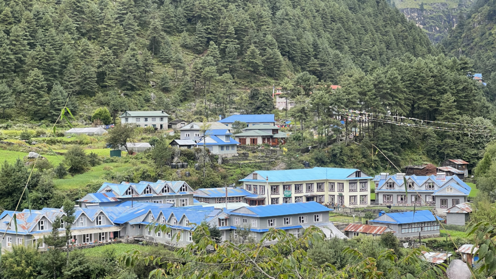 Phakding Village from above