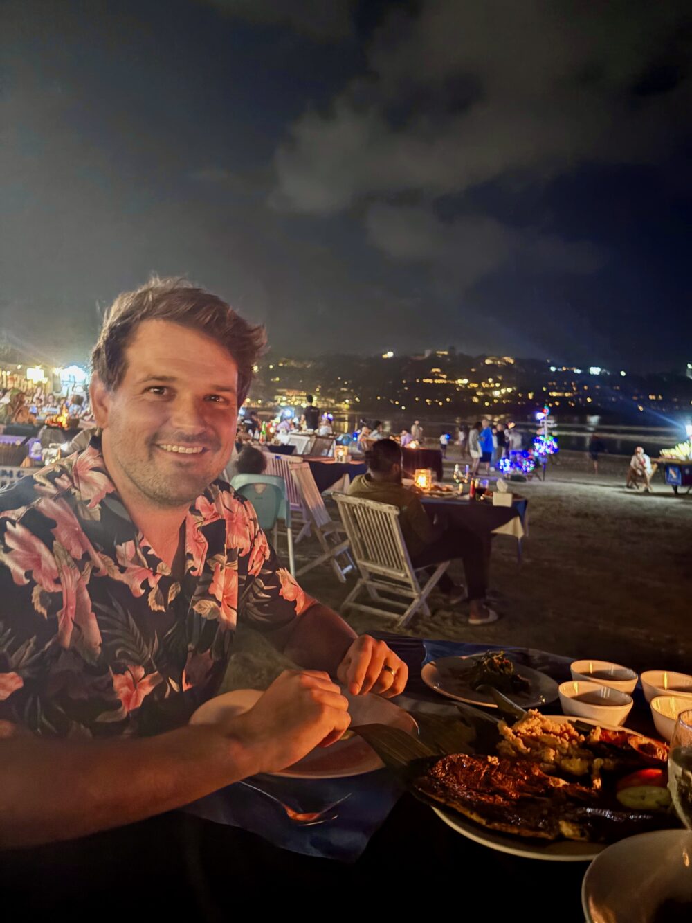 seafood dinner in Jimbaran