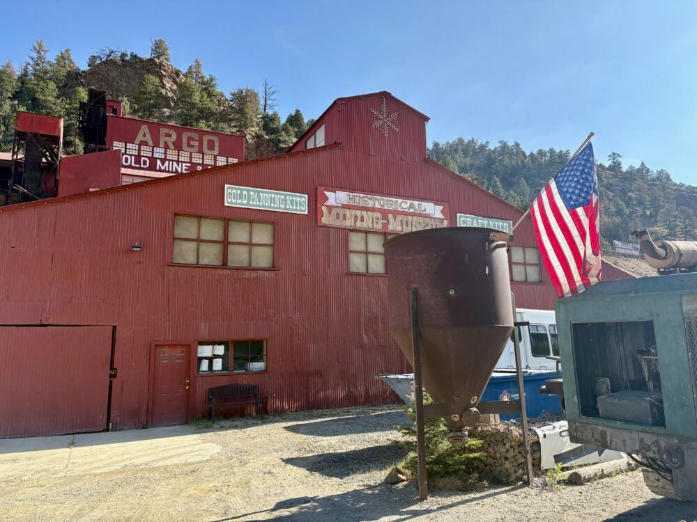 Stopping in Idaho Springs on our one week Colorado road trip