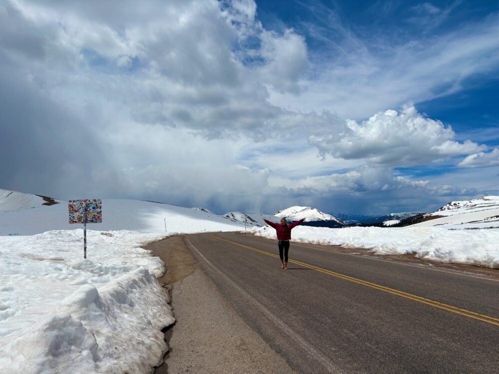 Driving the incredible Independence Pass in Colorado