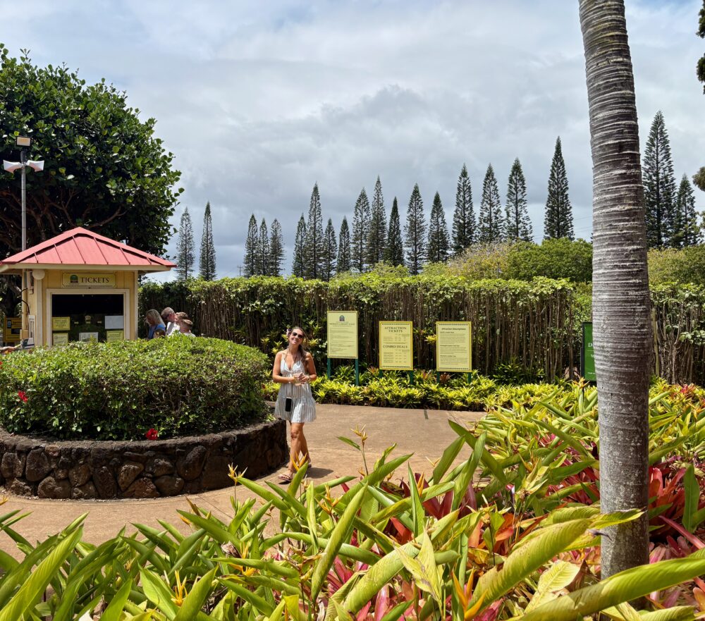 Visiting the Dole Plantation