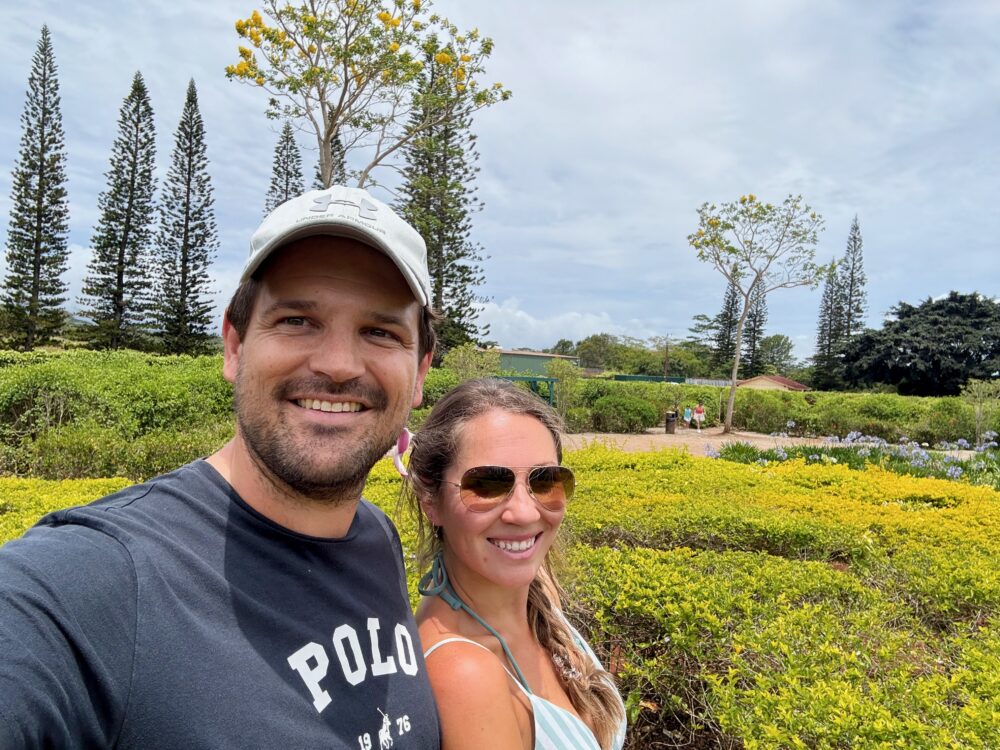 Visiting the Dole Plantation in Oahu