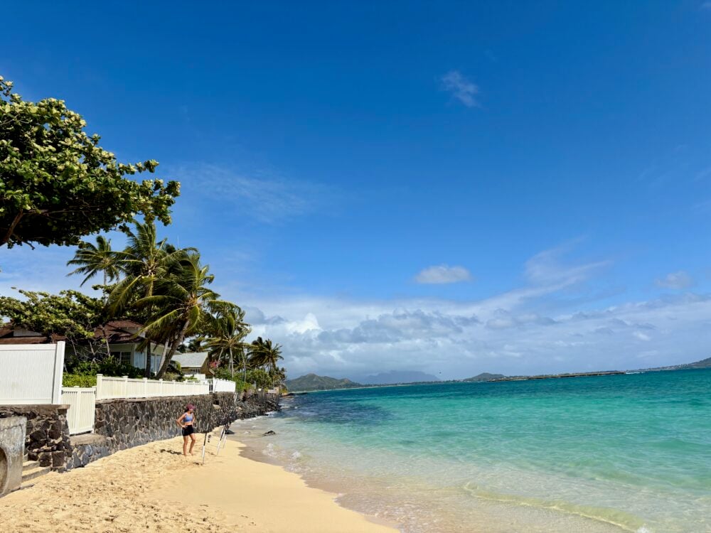 Lanakai Beach, one of the best beaches in Oahu