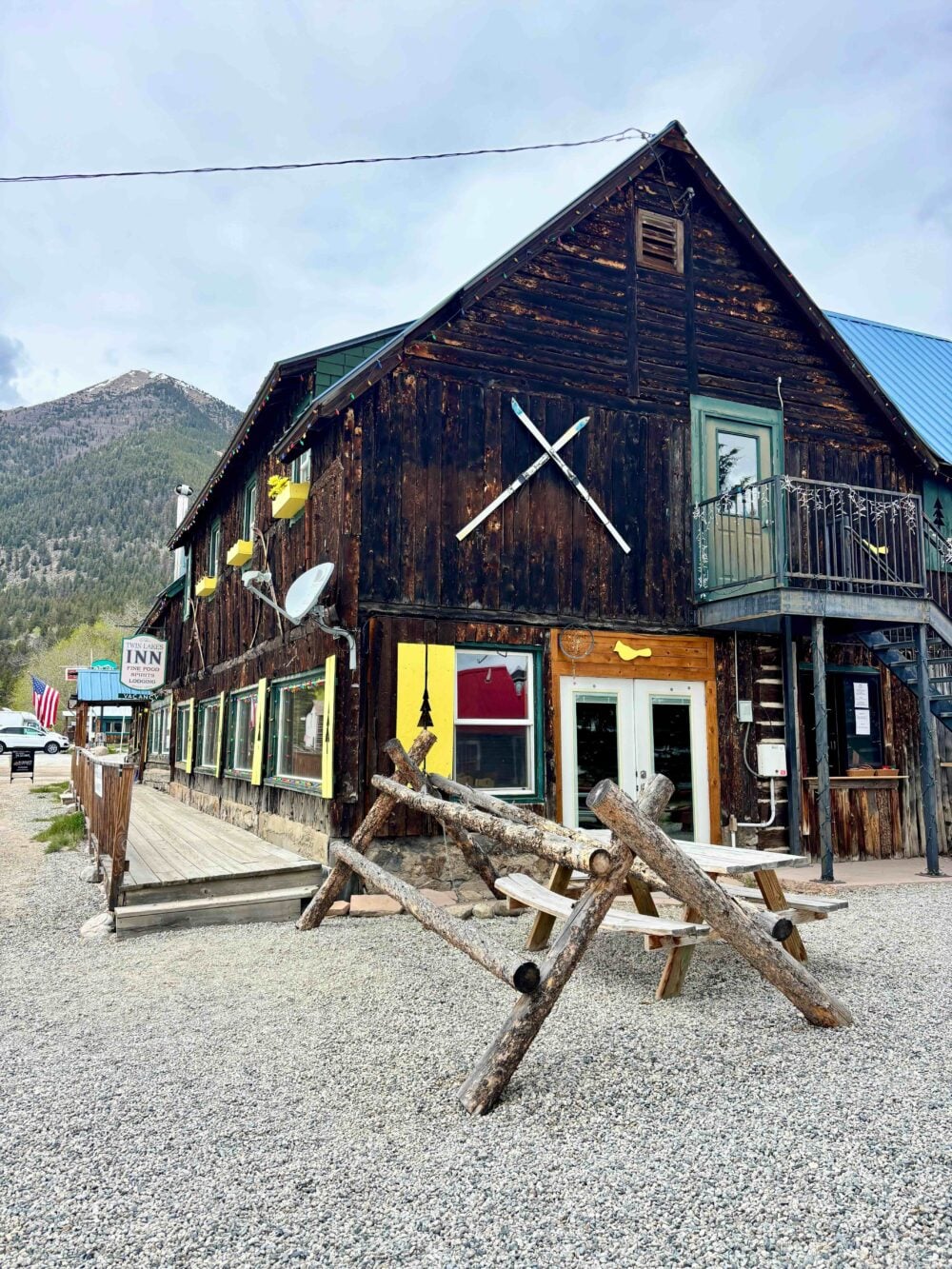 Stopping at Twin Lakes on our one week Colorado road trip