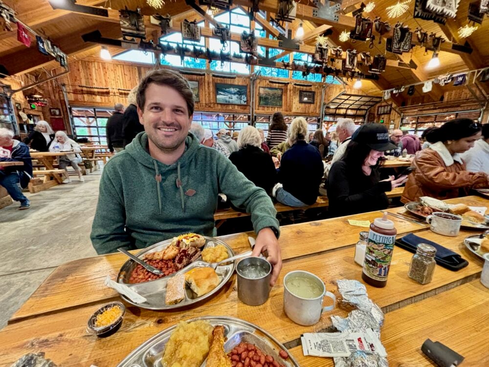 Amazing dinner at the Chuckwagon Experience