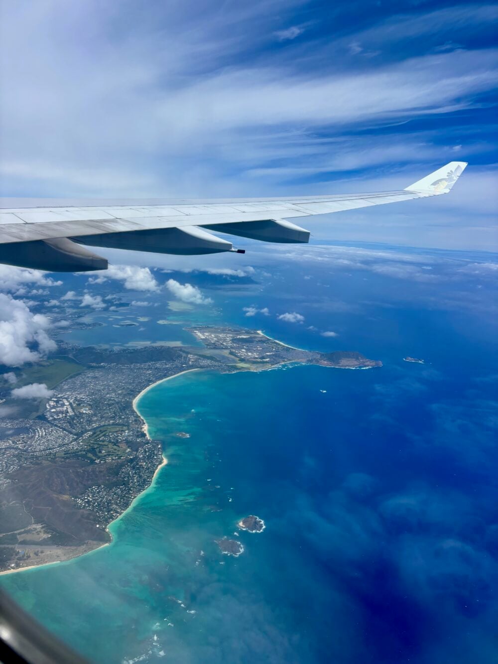 Flying Hawaiian Airlines from Seattle to Honolulu