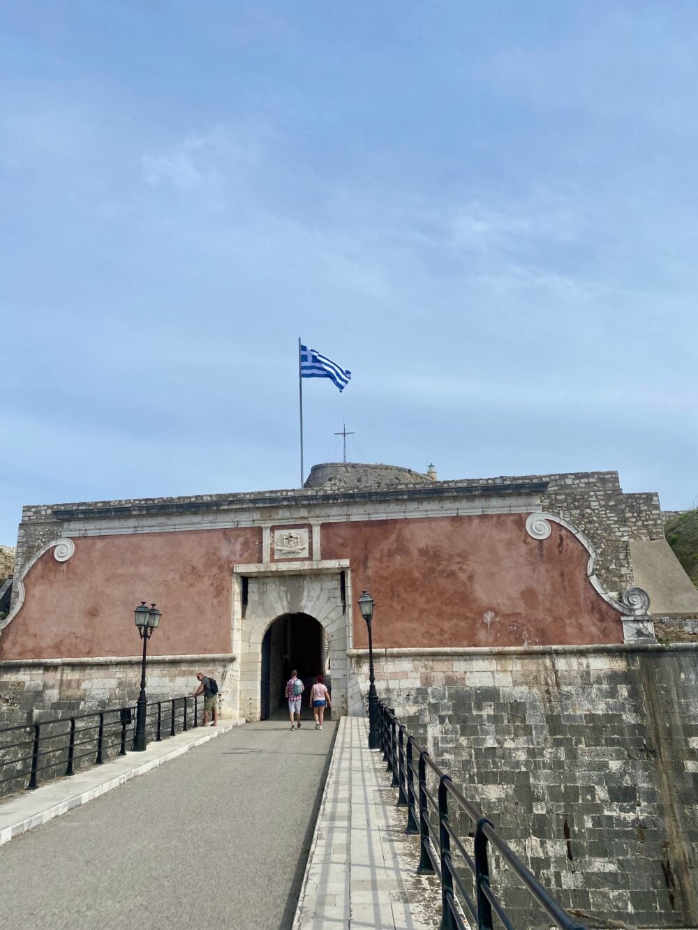 Entrance to the Old Fortress in Corfu Town