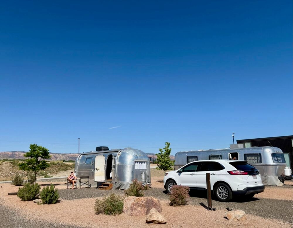 Our Airstream at Camp Eddy, Grand Junction
