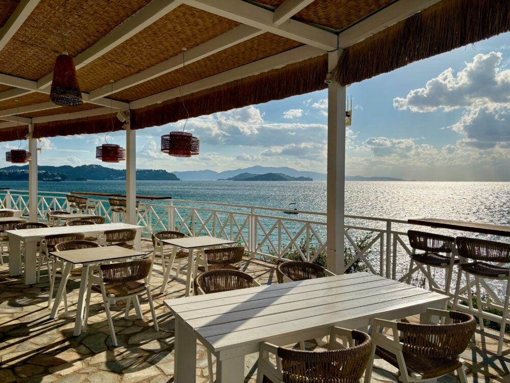 Beautiful scenes from the Kassandra Bay Hotel in Skiathos