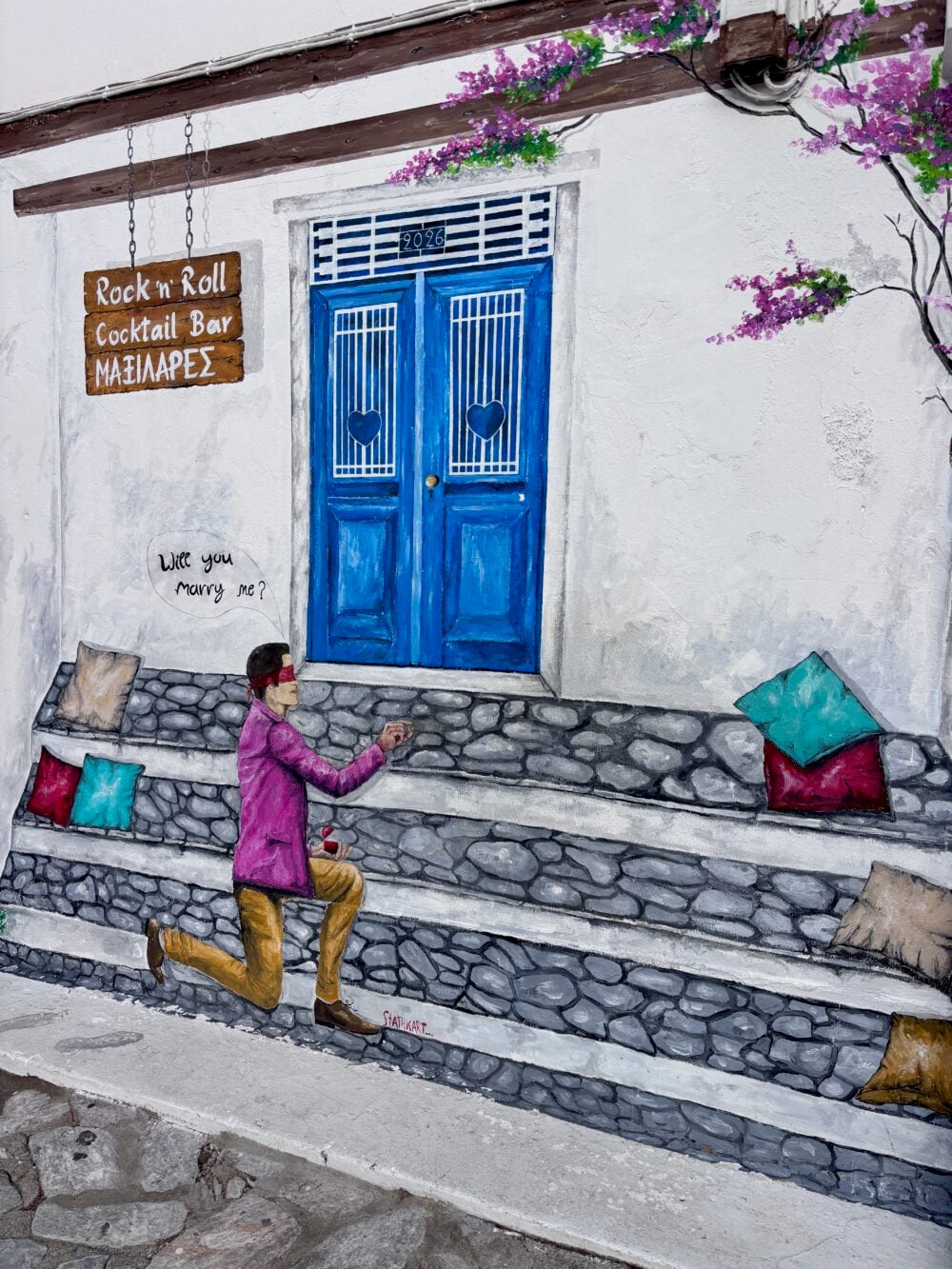 Street art in Skiathos